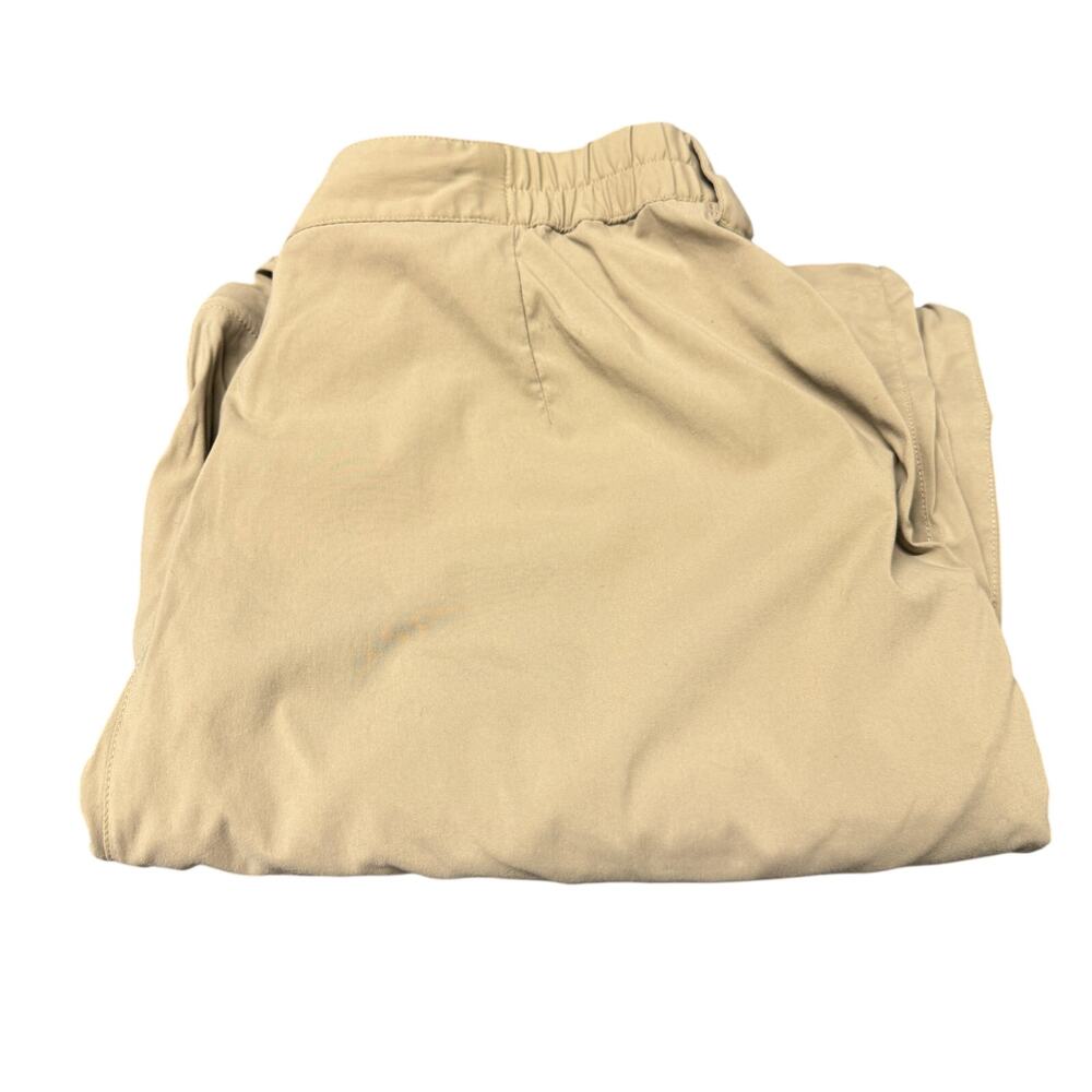 ExOfficio Hiking Pants Womens‎ 14 Convertible Hiking Outdoor Stretch Nylon Tan